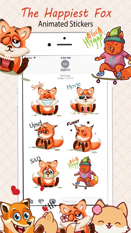 Cute Fox Stickers