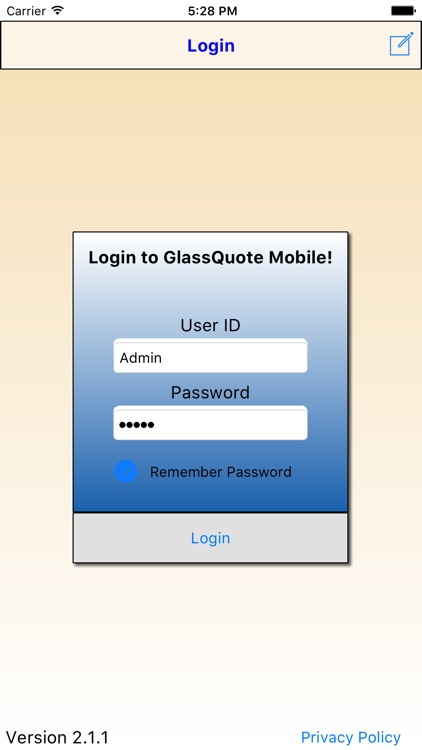 GlassQuote Mobile!