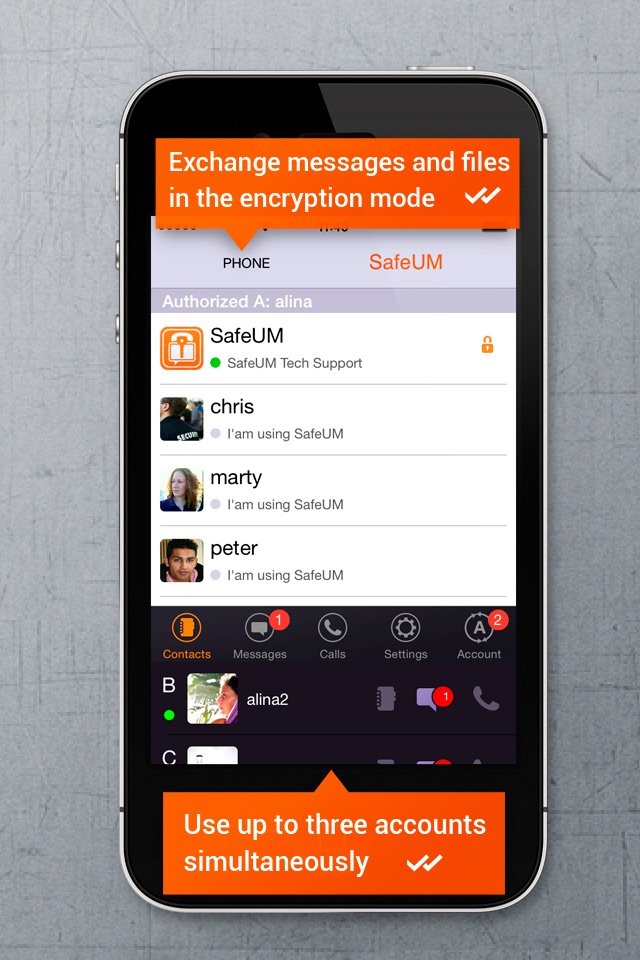 SafeUM - secure messenger screenshot 3
