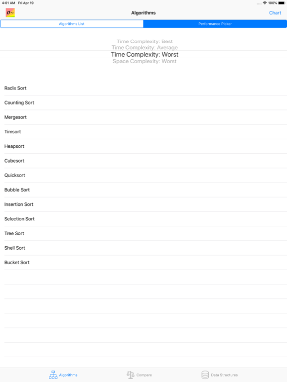 Screenshot #6 pour Big-O Cheat Sheet
