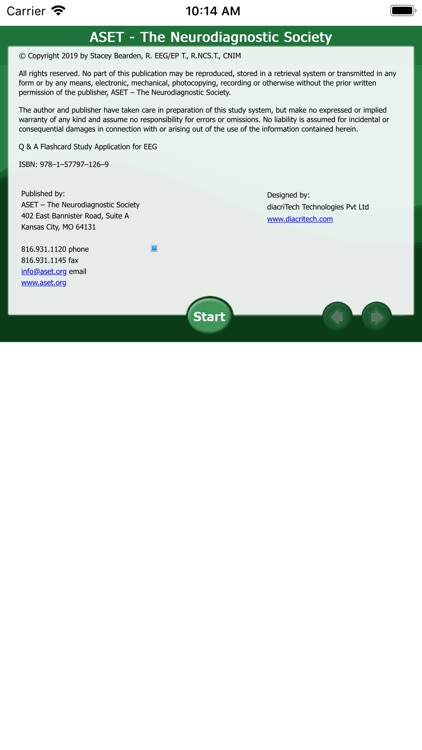 ASET EEG Flash Cards