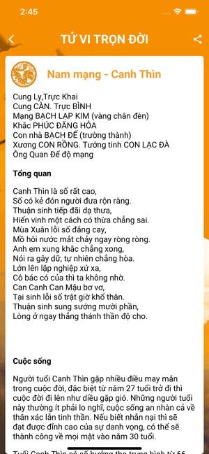 Tử Vi Trọn Đời - Vạn Niên(圖2)-速報App