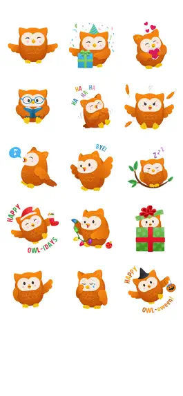 Game screenshot Oliver Owl Stickers apk