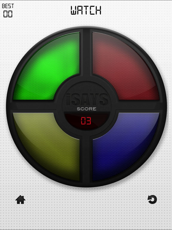 iSays Free - Simon Says Classic Color Switch Memory Game screenshot