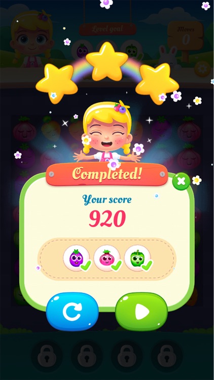 Garden Fruits - match 3 to win screenshot-4