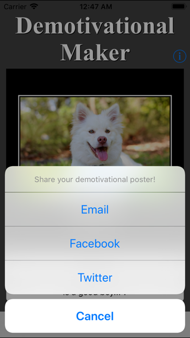 How to cancel & delete Demotivational Maker from iphone & ipad 4