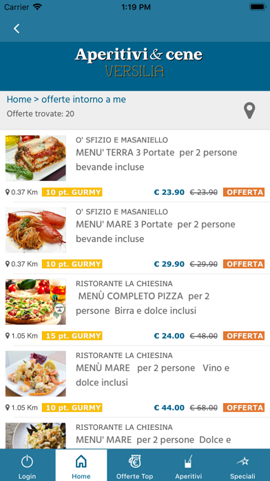 aperitivi & cene Versilia screenshot 3