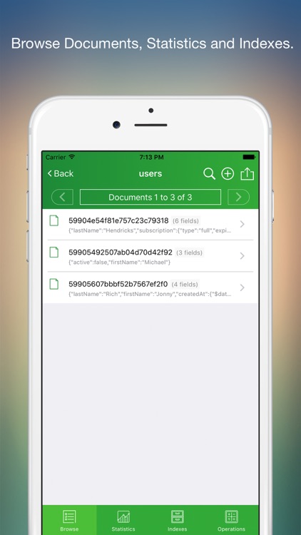 MongoLime - manage databases