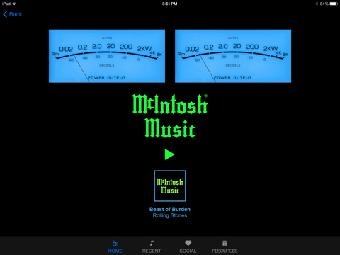 McIntosh Music Stream for iPad screenshot 2