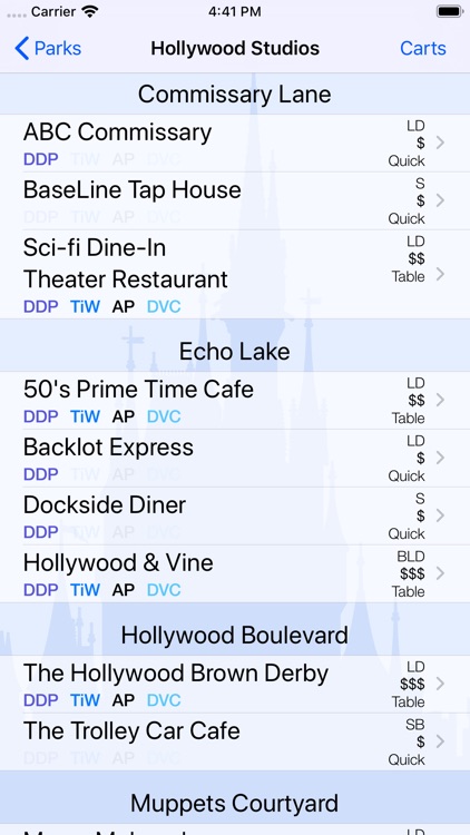 Dining for Disney World screenshot-3