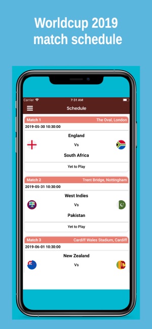 Cricket Worldcup 2019.(圖1)-速報App