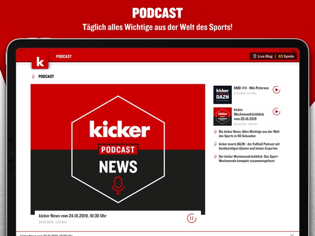 Kicker Fussball News On The App Store