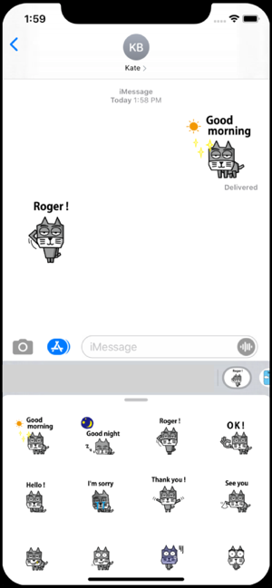 Kaku Neko 2 Stickers(圖1)-速報App