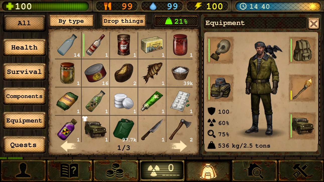 Day R Survival Hack screenshot 8 - iOS game interface