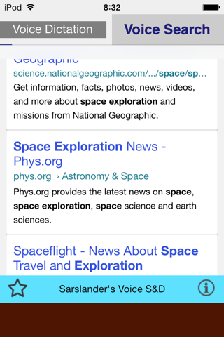 Voice Search Voice Dictation screenshot 4