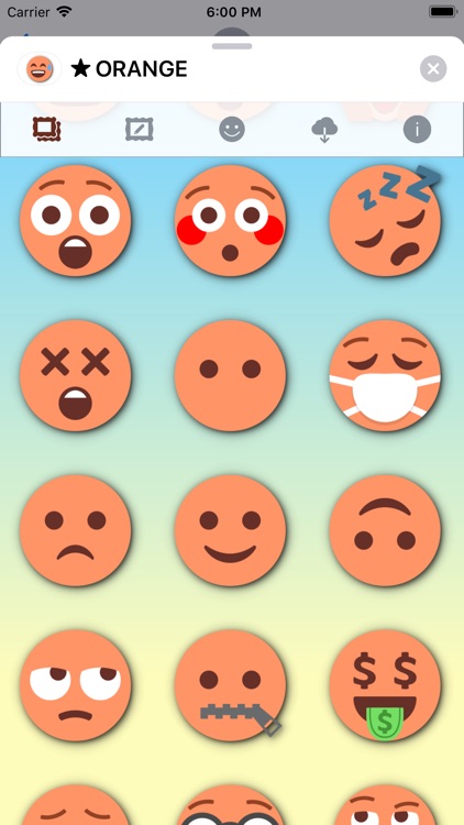 ORANGE Emoji • Stickers screenshot-7