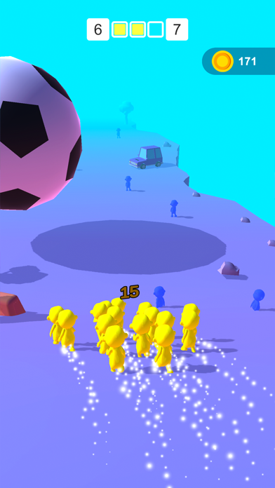 Mob Run 3D screenshot 2