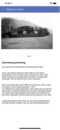 Snímek obrazovky 3 Hvor i Bergen iphone