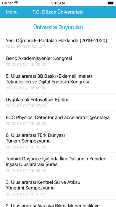 How to cancel & delete T.C. Düzce Üniversitesi from iphone & ipad 2