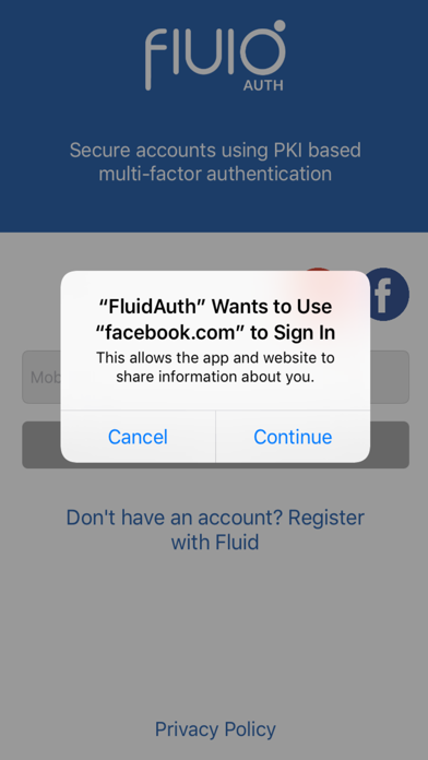 How to cancel & delete Fluid Auth from iphone & ipad 4