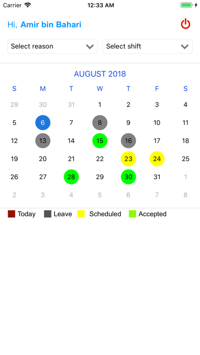 Audit Schedule screenshot 2