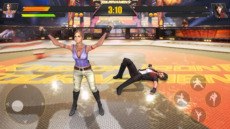 Girls Kungfu Street Fight screenshot-3