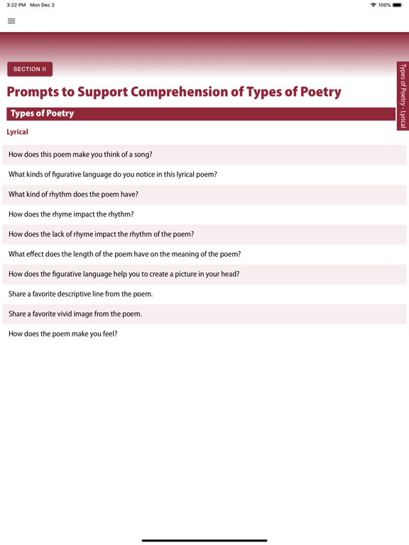 Screenshot #6 pour F&P Prompting Guide Nonfiction
