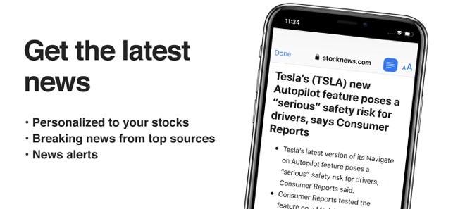 Stock Tracker: Stocks App(圖3)-速報App