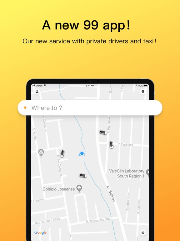 99Taxis - Taxi pelo celular screenshot