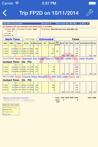 CrewWeb screenshot 3