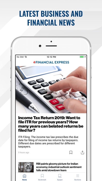 Financial Express screenshot-0