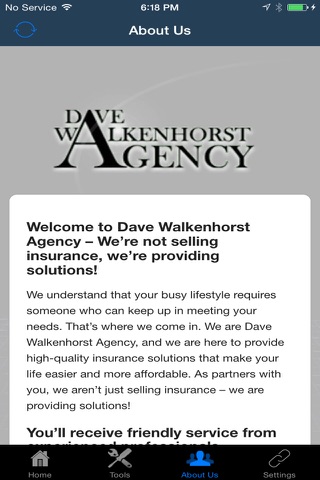 Dave Walkenhorst Agency screenshot 2