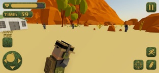 Blocky Army Modern War Strike, game for IOS