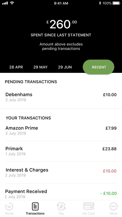 Debenhams Card