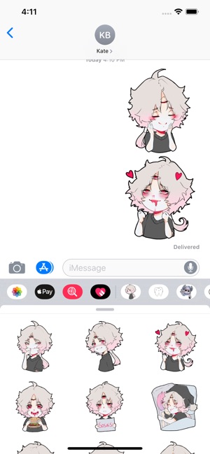 Cute Demonic Girl Sticker Pack(圖2)-速報App