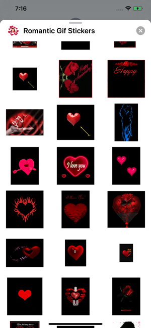 Romantic Gif Stickers(圖4)-速報App