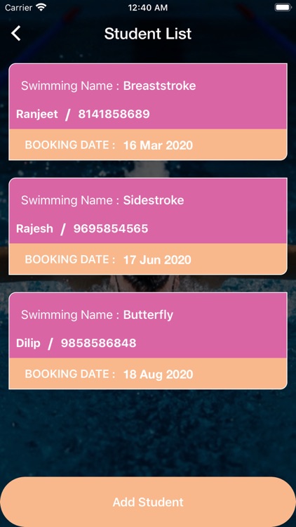 Swimming Classes Manager screenshot-5