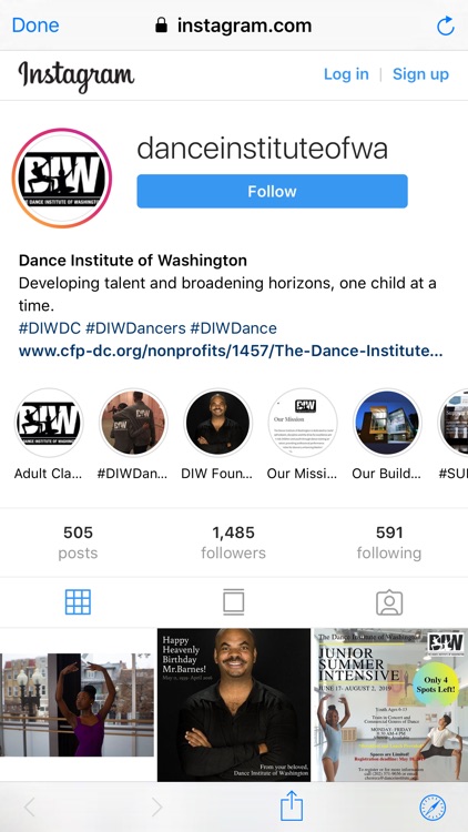 Dance Institute of Washington screenshot-4