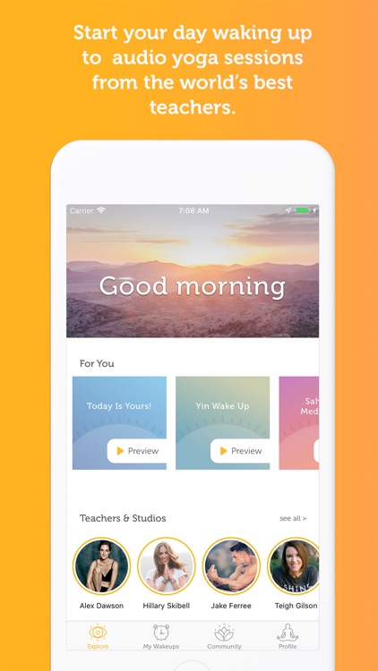 yoga wake up screenshot-0