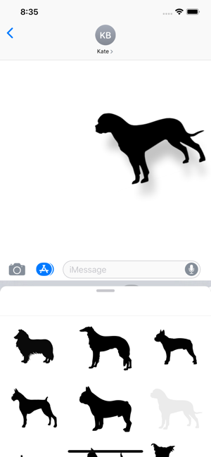 Dog Silhouettes Stickers(圖4)-速報App