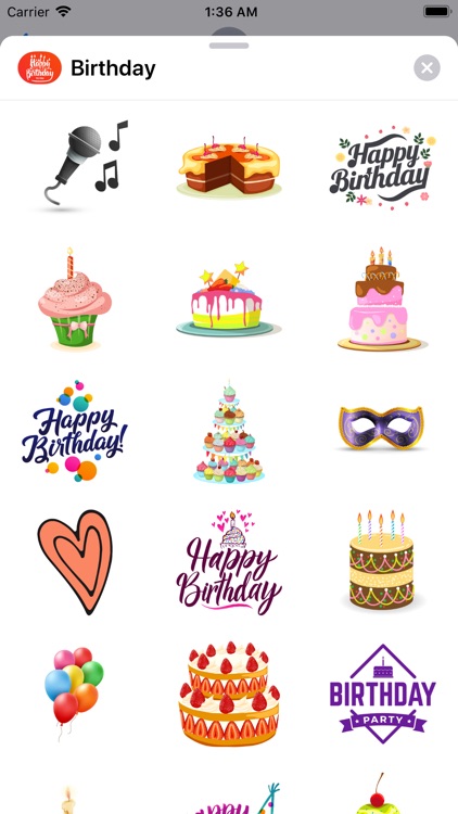 200+ Birthday MEGA Sticker App screenshot-6