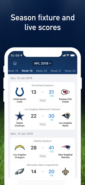 NFL Live: Football Scores(圖5)-速報App