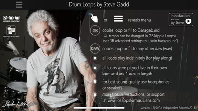 How to cancel & delete Drum Loops by Steve Gadd from iphone & ipad 1