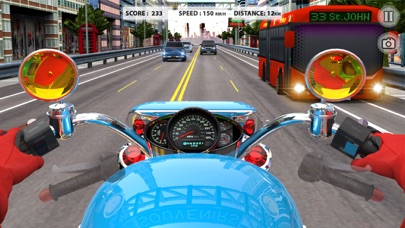 Highway Bike Traffic Rider screenshot 2
