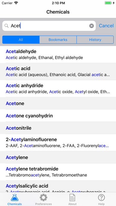 NIOSH Mobile Pocket Guide screenshot 3