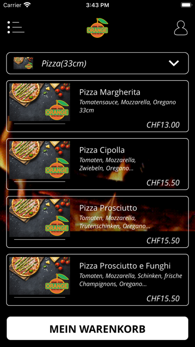 ORANGE Pizza-Kebab Näfels screenshot 2