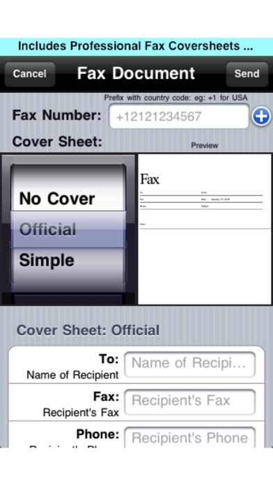 How to cancel & delete Fax Print Share from iphone & ipad 1