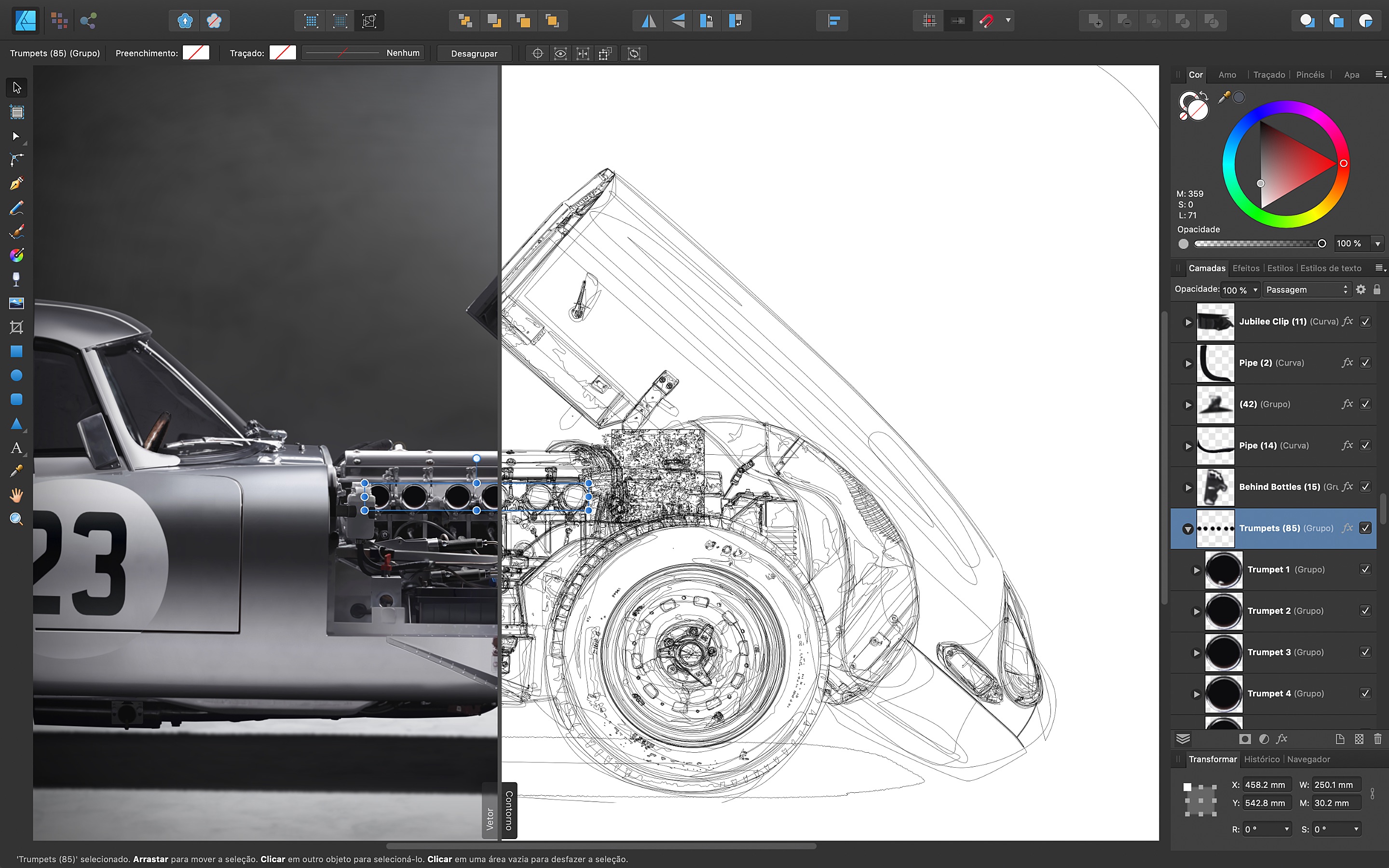 Screenshot do app Affinity Designer