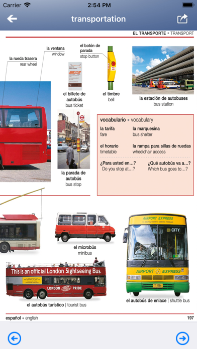 西班牙语英语双语图解词典 screenshot 4