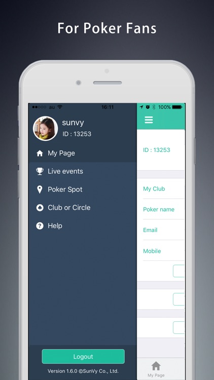 Poker Fans - Player's passport